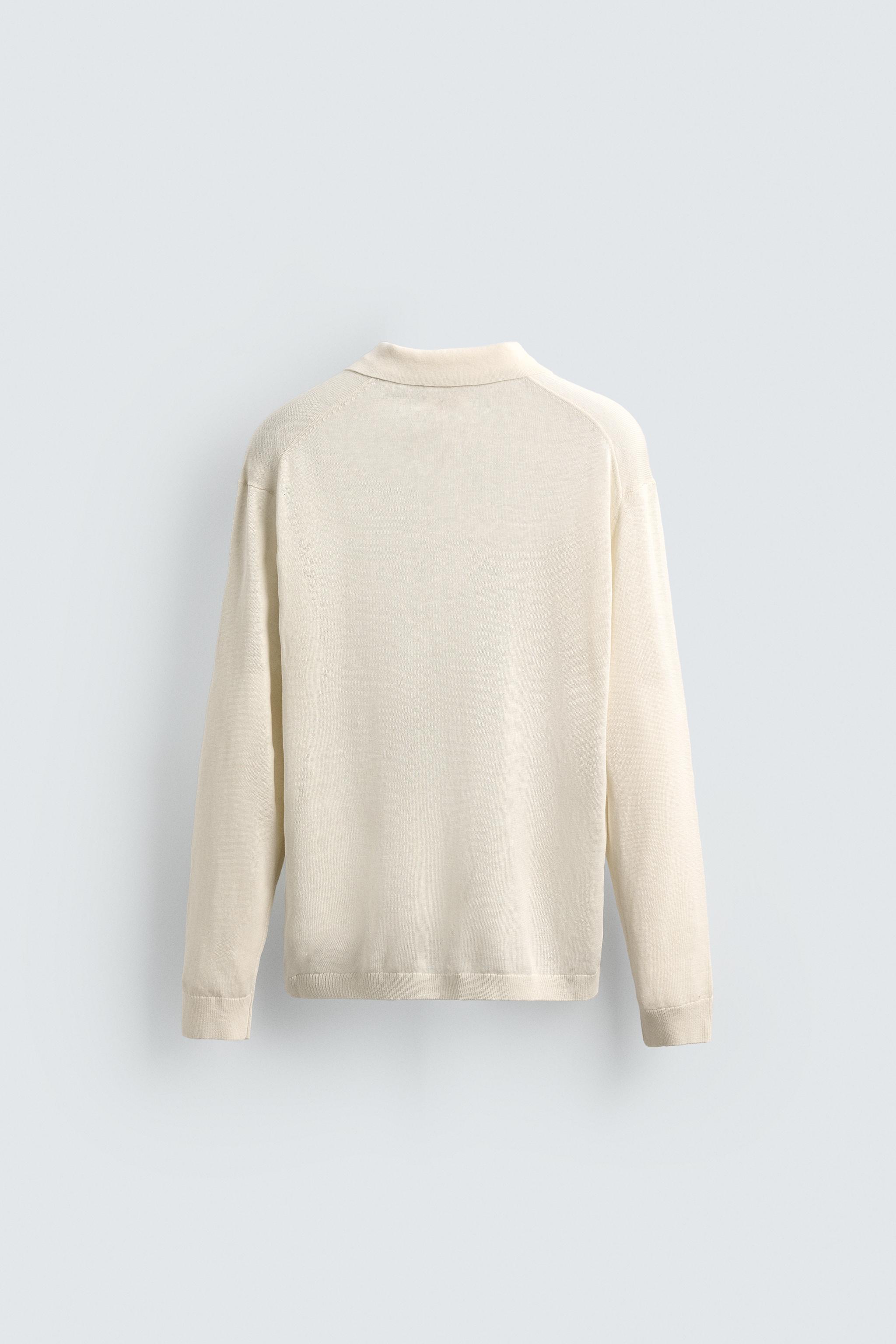 POLO EN MAILLE DE COTON ET SOIE